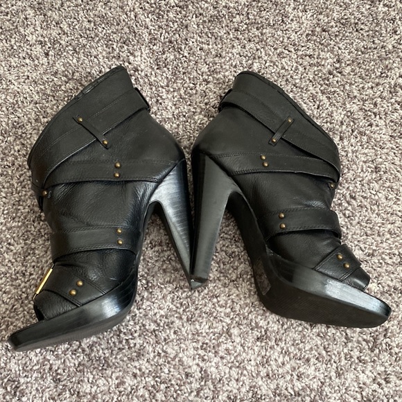 Aldo Peep Toe Booties size 38 - Picture 3 of 6